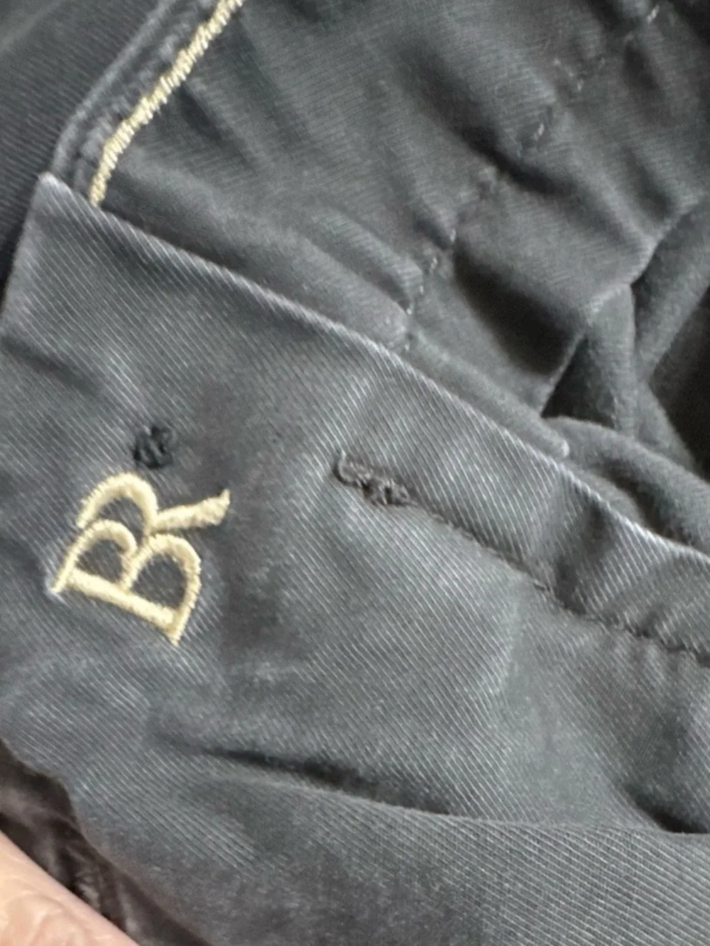 Banana Republic Men's Lived In Chino Slim Fit Dark Gray 32W 30L